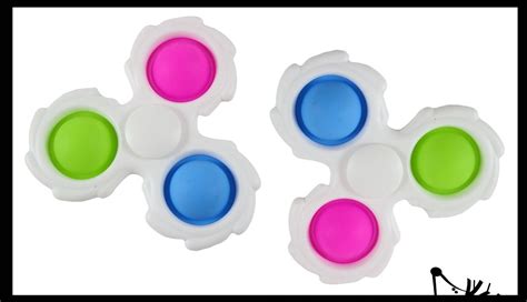 Bubble Pop Fidget Spinner - 2 in 1 Fidget Toy - Bubble Popper Sensory ...