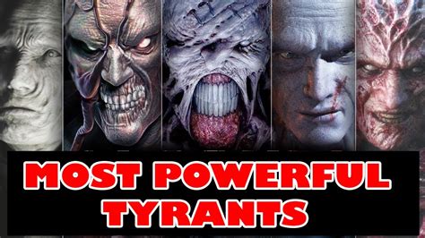 Most Powerful Resident Evil Tyrants Youtube