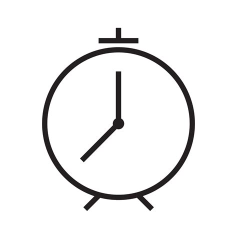 Clock Face Icon Black And White Transparent Background 19923726 Png