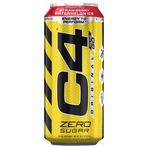 Amazon Cellucor C4 Original Carbonated Zero Sugar Energy Drink