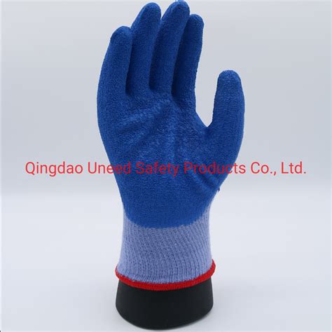 G Polyester Latex Crinkle Coated Hand Industrial Garden Work Safety