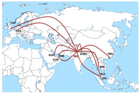 Aviation India Top 10 International Routes From Delhi In 2015