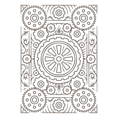 Designs With Intricate Steampunk Style Cogs And Wheels Png And Svg Design