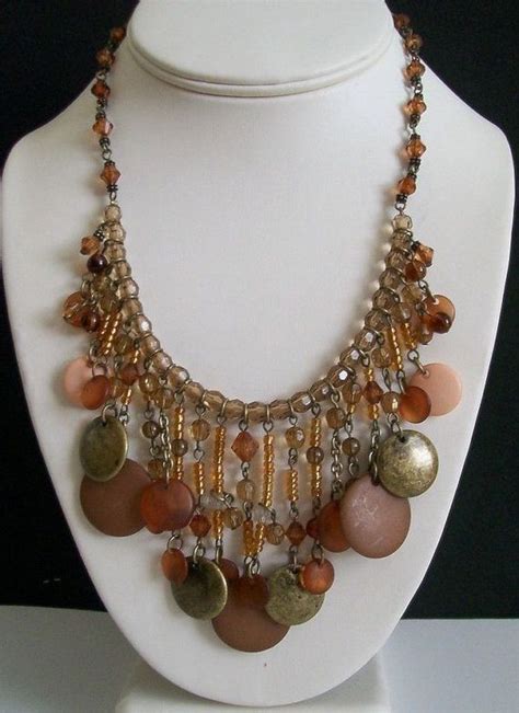 Retired Premier Designs Free Fall Necklace Etsy In 2021 Beaded Necklace Designs Handmade