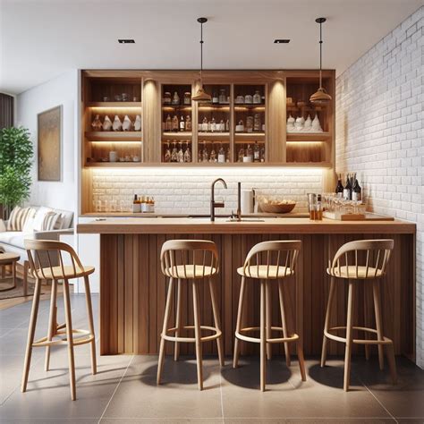 Inspirasi Desain Mini Bar Dapur Kecil Yang Cantik Pinhome