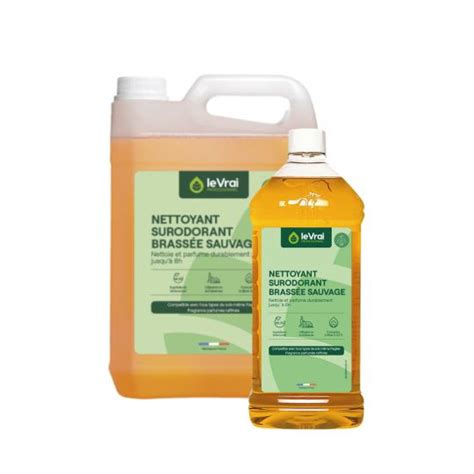 Nettoyant sol surodorant Brassée Sauvage Le Vrai Professionnel