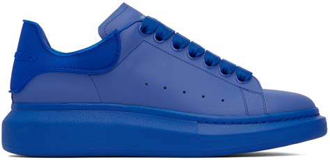 Alexander Mcqueen Blue Oversized Sneakers Ssense Uk