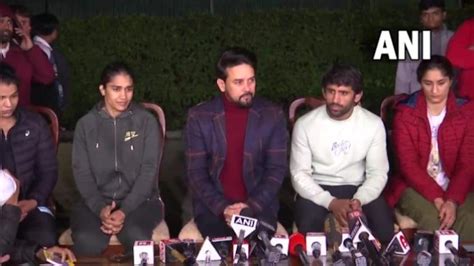 Wrestlers Call Off Protest After Brij Bhushan Sharan Singh Asked To