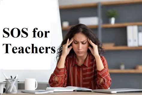 Sos For Teachers Recognizing Addressing And Overcoming Teacher Burnout