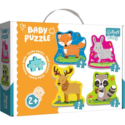 Puzzle Baby Classic Zwierz Tka Le Ne Trefl Baby Eco Zabawki Pl