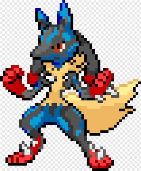 Pokemon Shiny Lucario Sprite