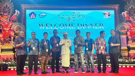 Peserta Rakernas Asdepamsi Lakukan Welcome Dinner Bersama Gubernur Bali