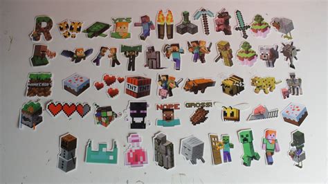 Minecraft Stickers Pack Of Etsy