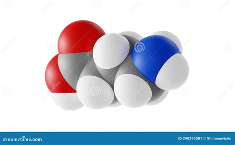 Gaba Or Gamma Aminobutyric Acid Molecular Structure 3d Model