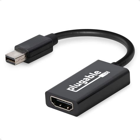 Plugable Aktiver Mini Displayport Auf Hdmi Adapter Amazon De