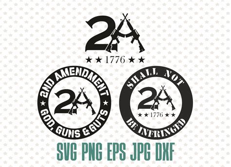 2a Svg 2nd Amendment Svg Second Amendment Png Gun Rights Etsy