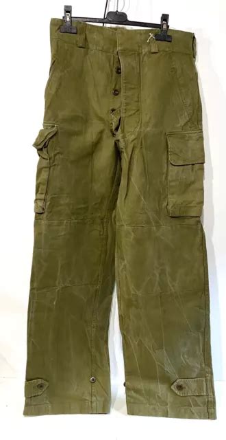 ANCIEN UNIFORME PANTALON militaire Armée Francaise ww2 Algérie EUR 24