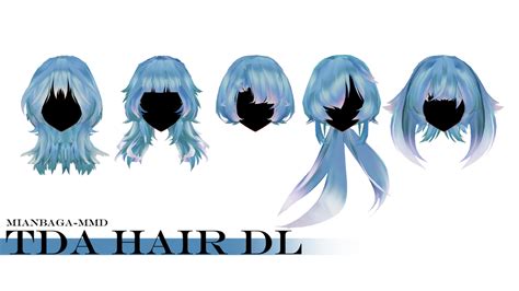 Mmd Tda Hair Dl 21 By Mianbaga Mmd On Deviantart