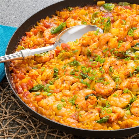 Recipe Paella Style Rice With Shrimp Blue Apron