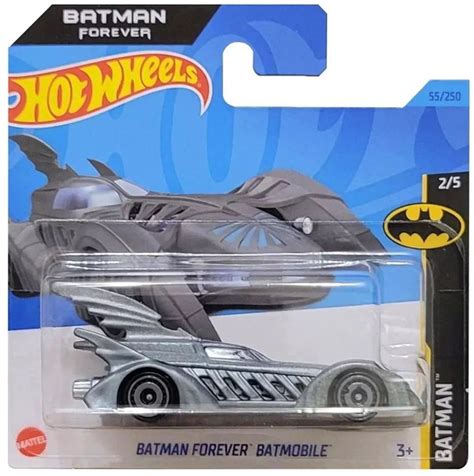 Игрушечная машинка Hot Wheels Batman Forever Batmobile Gray базовая