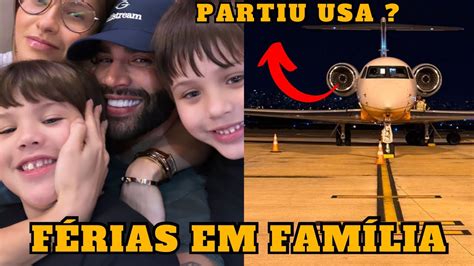 Gusttavo Lima e Andressa Suita VIAJARAM de FÉRIAS novamente os