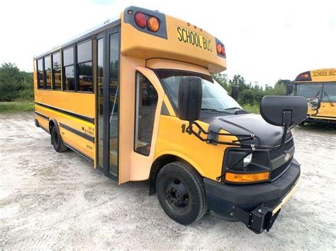 2013 Chevrolet Express 4500 Midbus Small School Bus 14 A5186 Mathies And Sons Inc T A 422 Sales