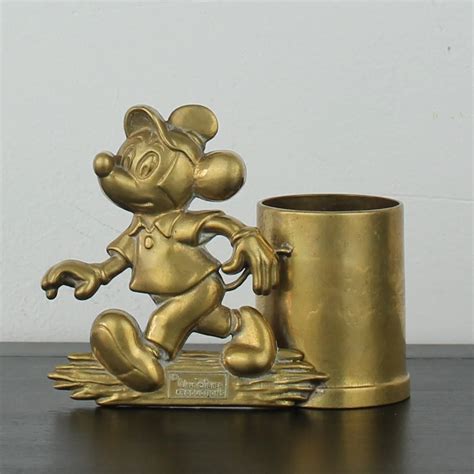 Vintage Mickey Mouse Pen Tray By Gatco