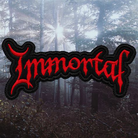 Embroidered Patch Immortal Logo