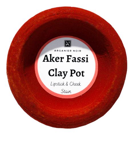 Aker Fassi Lip And Cheek Stain Vegan Lip Terractoa Clay Pot Moroccan