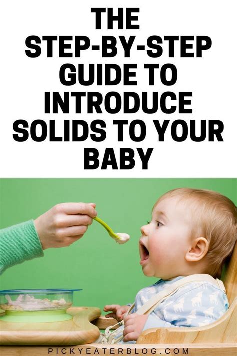 The Step-by-Step Guide to Introduce Solids to Your Baby | Introducing ...