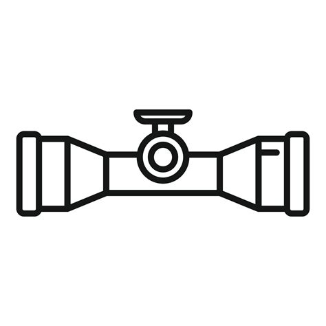 View Sight Icon Outline Vector Rifle Scope 15148734 Vector Art At Vecteezy