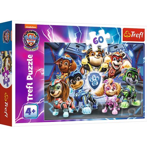 Puzzle Psi Patrol Przygody Bohaterów Miasta 60 el Trefl Sklep