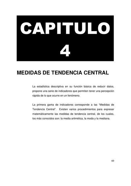 Qu Son Las Medidas De Tendencia Central Lanotamatematica Udocz