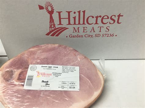 Bone-in ham Steak 2lbs – Hillcrest Meats