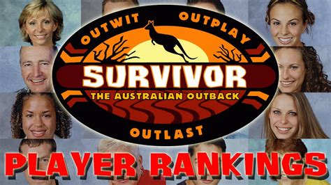 Survivor The Australian Outback Player Rankings Youtube