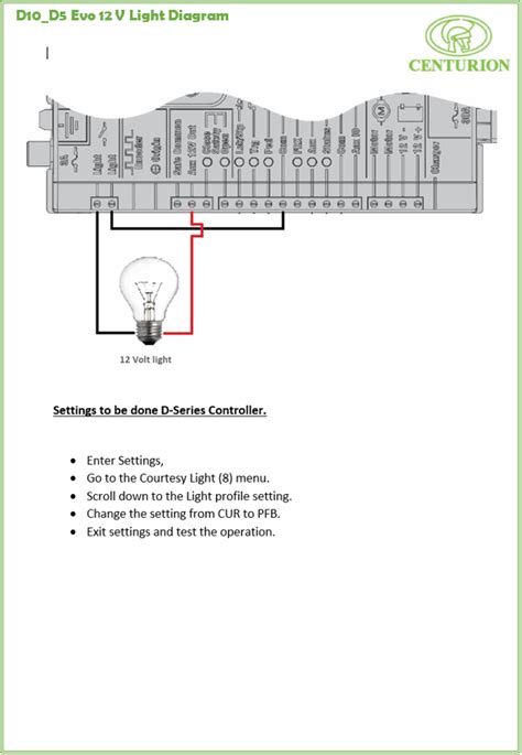 D10 D5 Evo 12 V Light Diagram