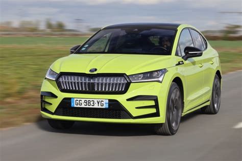 ESSAI SKODA ENYAQ RS COUPE IV 2023 AUTO MAG