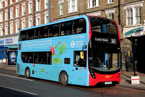 London Bus Routes Route 363 Crystal Palace Elephant And Castle
