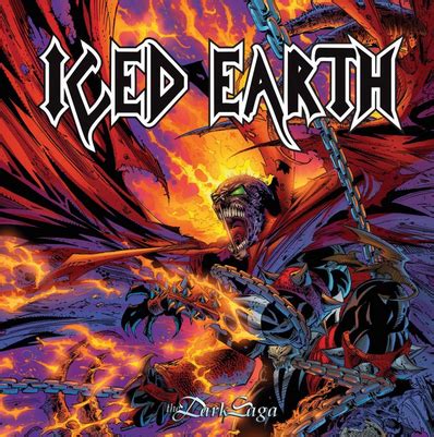 ICED EARTH The Dark Saga Gatefold LP Iron Pegasus Records