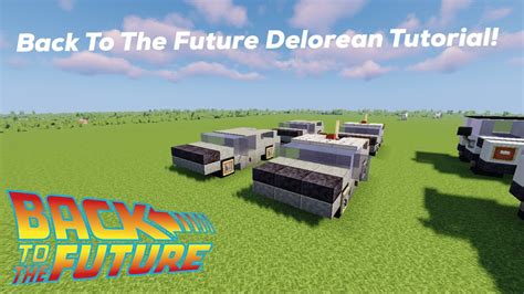 Minecraft Back To The Future Delorean Tutorial Youtube