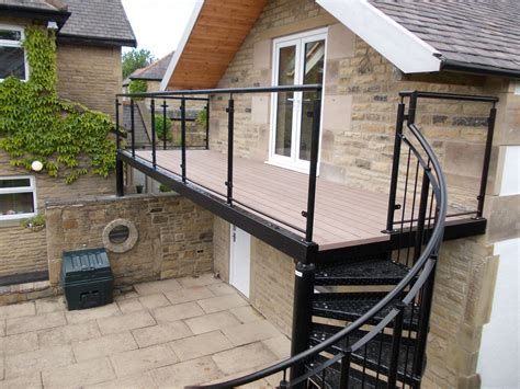 Bradfabs Were Commissioned To Make This Balcony And Spiral Staircase Combination For A Customer