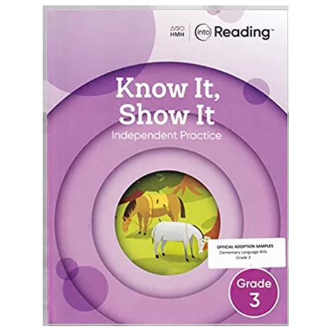 Into Reading Know It Show It Independent Practice Book Grade 3 2020