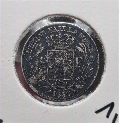 België Leopold I 1831 1865 1 4 Franc 1850 Zeldzaam Catawiki