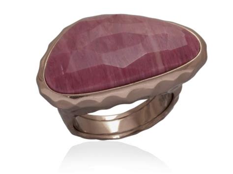 Ringe Flat Rosa In Silber Rose Vergoldet Marina Garcia