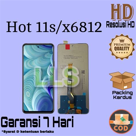 Jual LCD TOUCHSCREEN INFINIX HOT 11S NFC X6812 X6812B LCD TS FULLSET Shopee Indonesia