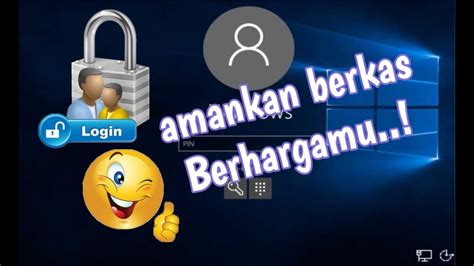 Cara Membuat Password Laptop Windows 10 YouTube