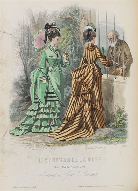 Le Moniteur De La Mode 1874 Victorian Era Fashion Victorian