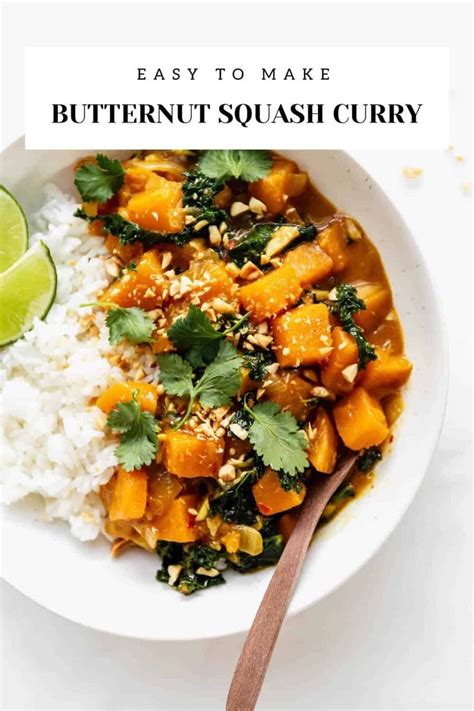 Thai Butternut Squash Curry Recipe