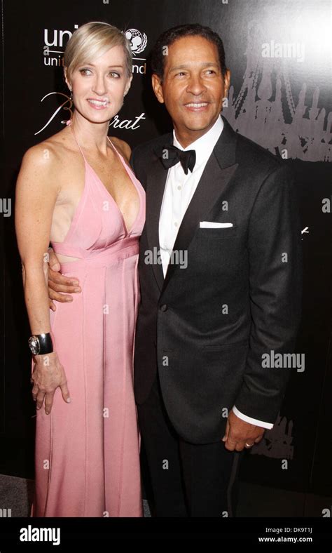 Bryant gumbel and wife hilary quinlan hi-res stock photography and ...