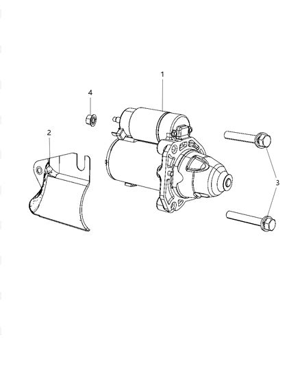 Starter Related Parts 2011 Dodge Challenger